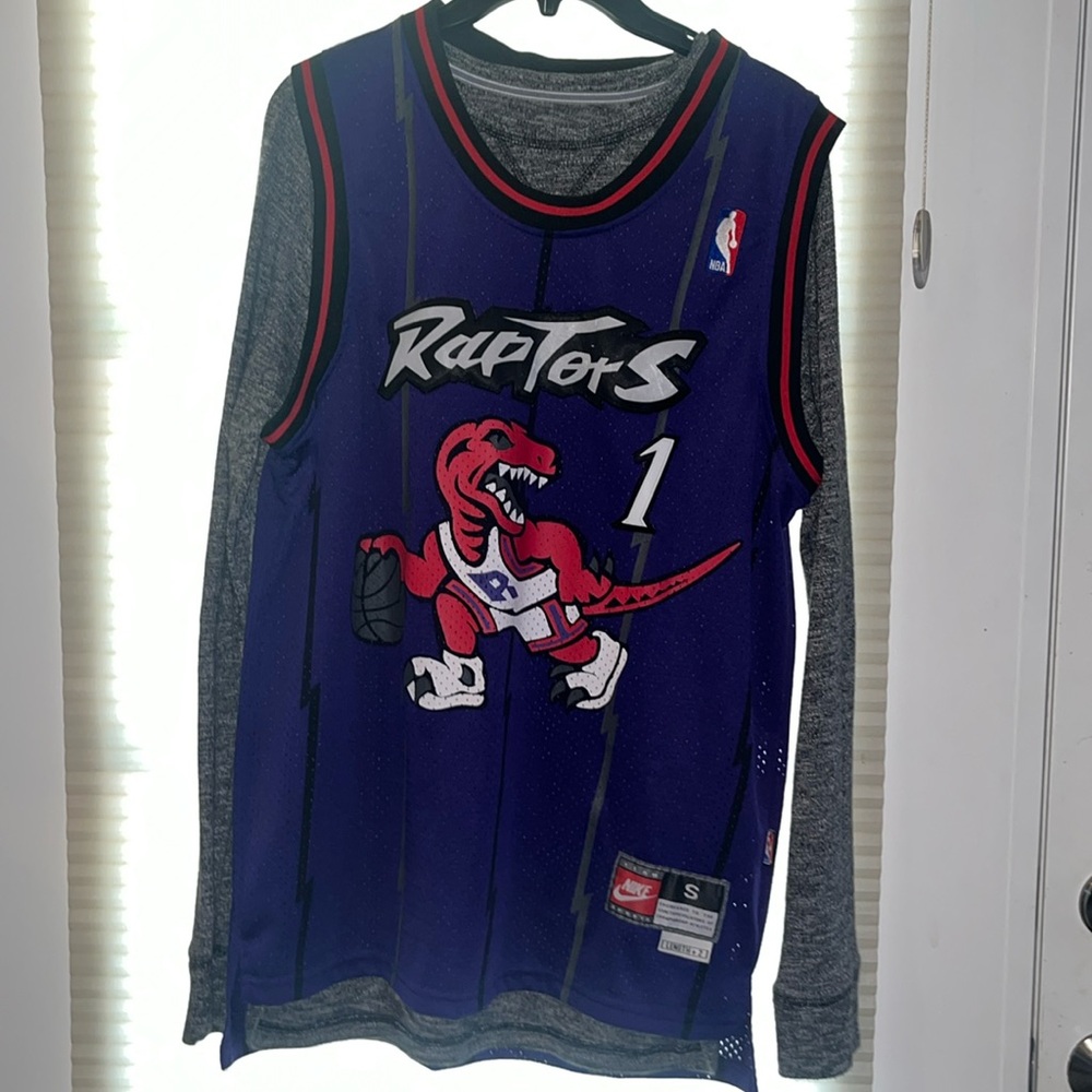 Vintage Tracey McGrady Toronto Raptors jersey small
